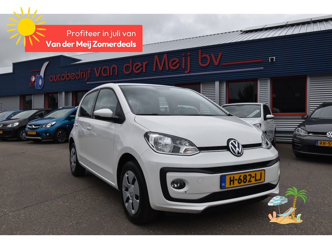 Volkswagen Up! - 1.0 BMT high up! 1.0 BMT high up! , AIRCO , STOEL VERW , BL TOOTH , CV AFST , EL RAMEN , - AutoWereld.nl