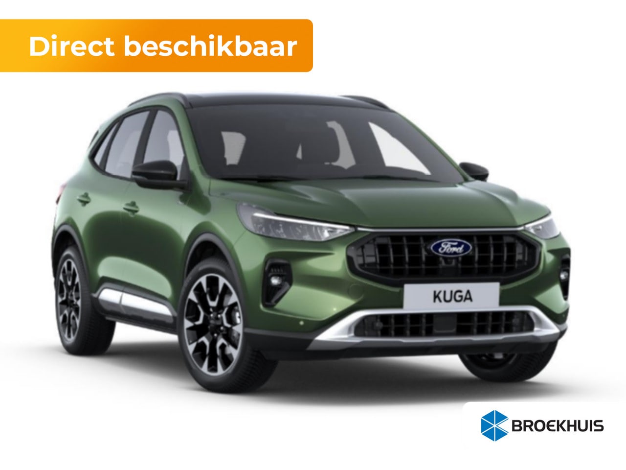 Ford Kuga - 2.5 PHEV Active X | 19 inch lichtmetalen velgen - 15-spaaks - Absolute Black Machined (D2V - AutoWereld.nl