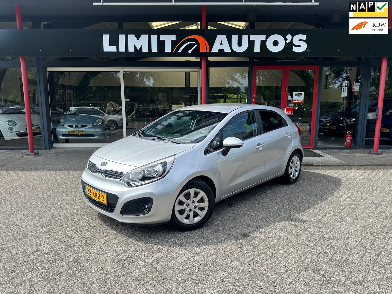 Kia Rio - 1.2 CVVT Super Pack Climate/Cruise/Pdc/Led/El.ramen/Keyless/Nap/Apk - AutoWereld.nl