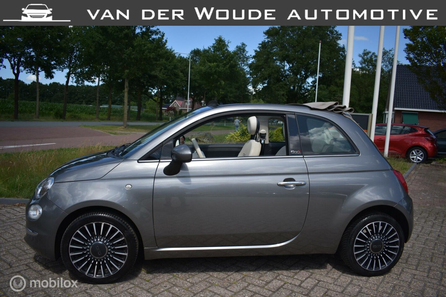 Fiat 500 C - 0.9 TwinAir Turbo Lounge 2017|Cabrio|Navi|Cruise - AutoWereld.nl
