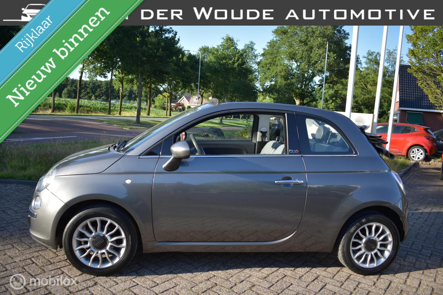 Fiat 500 C - 1.2 Lounge 2014 Airco|LM wielen|Cabriolet|Leder - AutoWereld.nl