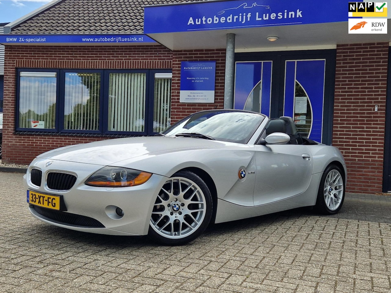 BMW Z4 Roadster - 2.5i S M-Sportonderstel M-Velgen 18" Breedset Cruise Control Alarm Stoelverwarming Rij-Dyn - AutoWereld.nl