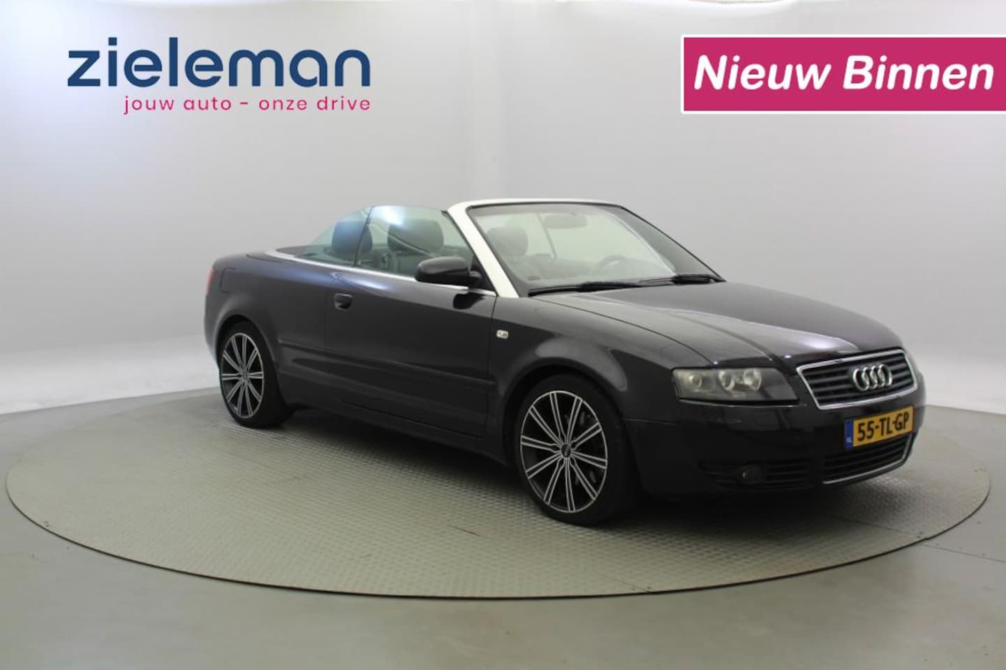 Audi A4 - 2.4 V6 Cabrio  Exclusive Automaat - Clima, Leer, Stoelverwarming - AutoWereld.nl