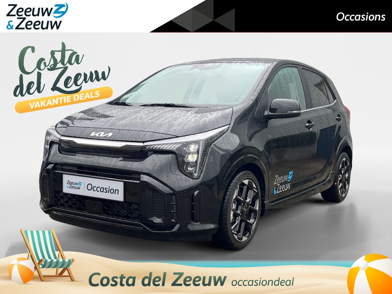 Kia Picanto - 1.0 DPI GT-Line Nieuw model | Meest luxe uitvoering | Fabrieksgarantie t/m 11-04-2032 + 3x - AutoWereld.nl