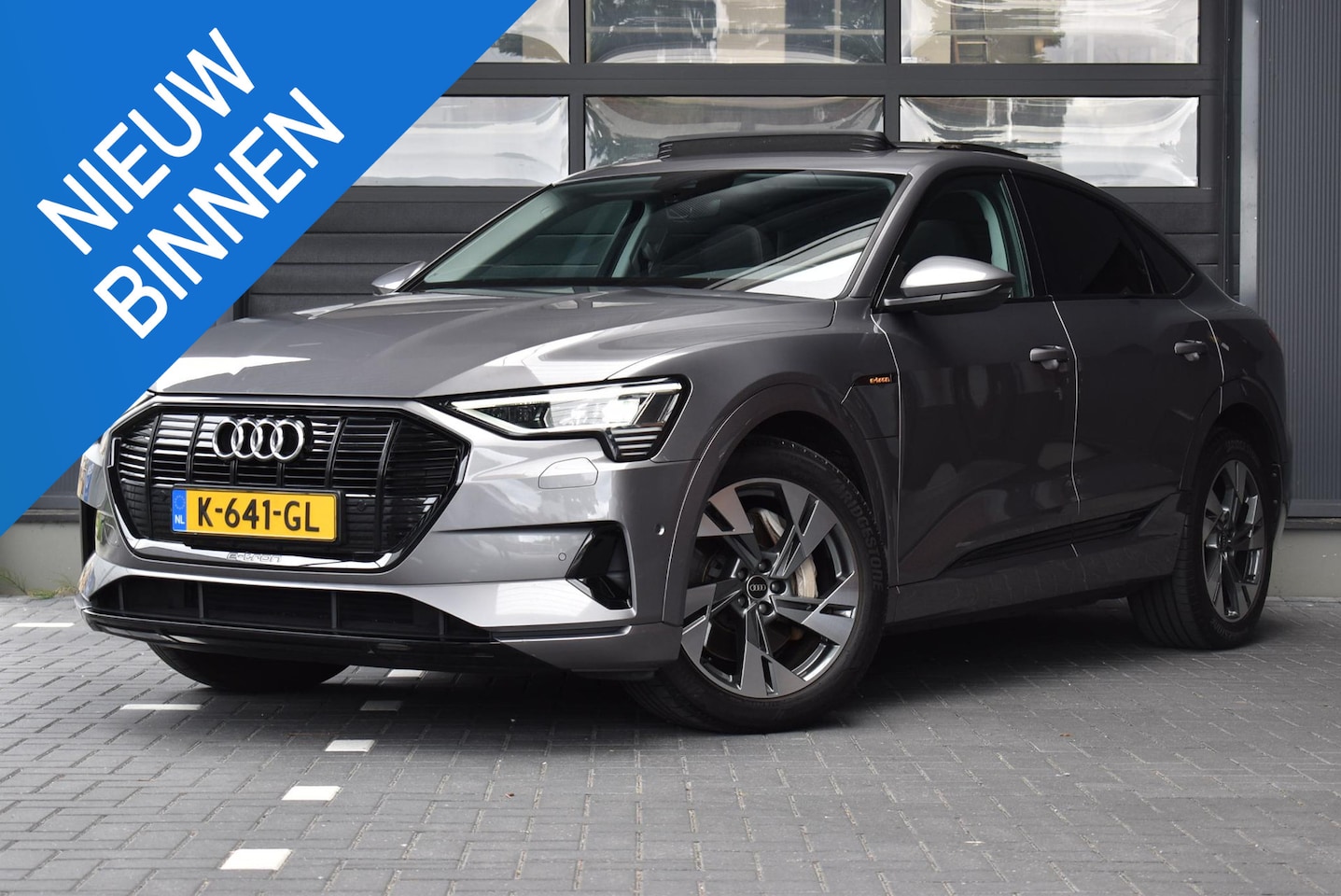 Audi e-tron Sportback - 55 quattro Business edition Plus 95 kWh / Panoramadak / Memory stoelen / Leder/ Luchtverin - AutoWereld.nl