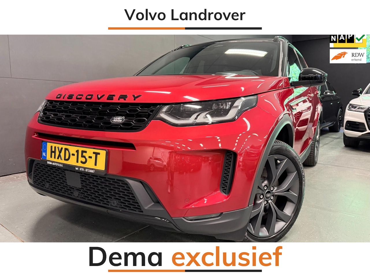 Land Rover Discovery Sport - P300e 1.5 R-Dynamic SE NAVI/MERIDIAN-SOUND/LED/DAB/CARPLAY/M-STOELEN/SFEERVERLICHTING//// - AutoWereld.nl
