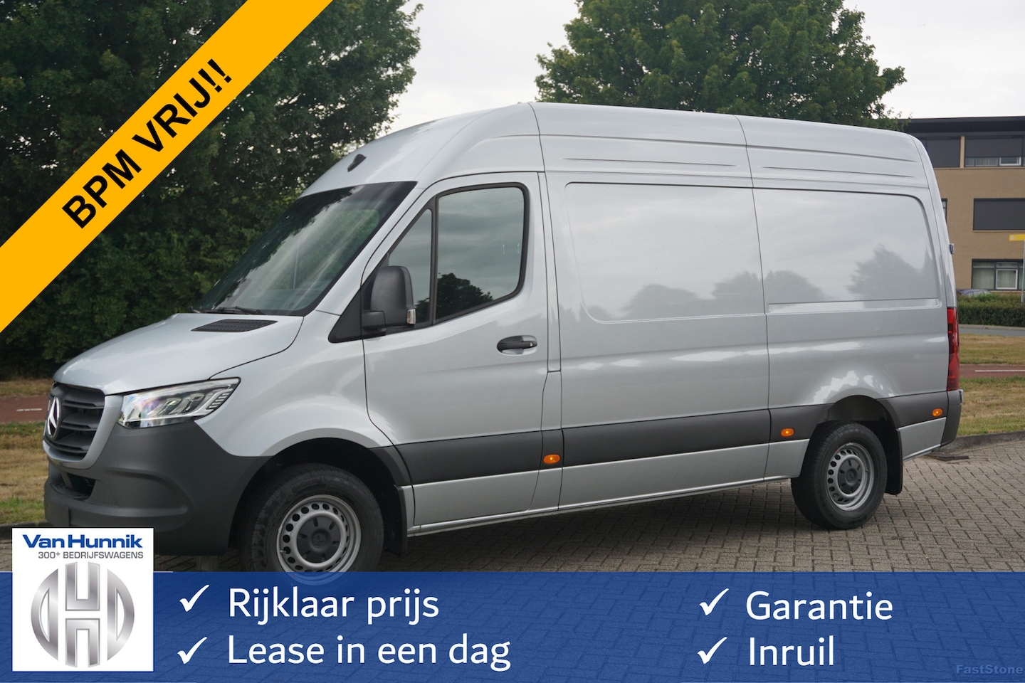 Mercedes-Benz Sprinter - 317CDI Pro L2H2 BPM VRIJ!! 10.25" Mbux Cam, Gev. Stoel, 3.5T Trekgewicht, LED!! NR. A01* - AutoWereld.nl