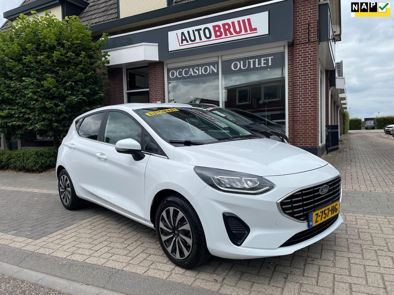 Ford Fiesta - 1.0 EcoBoost Hybrid Titanium| Trekh.|Stoel en Stuurverw.|Cruise| - AutoWereld.nl