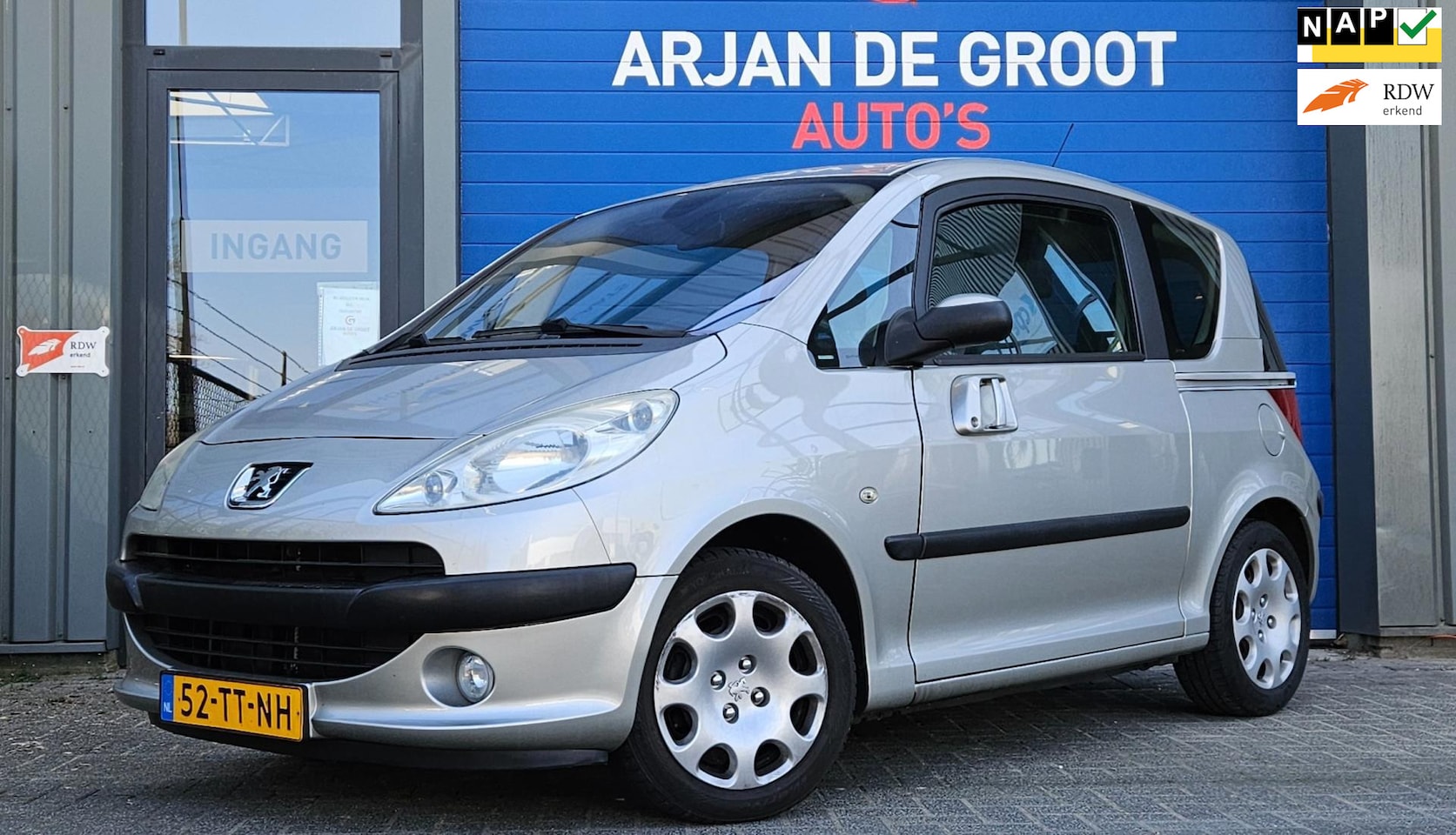 Peugeot 1007 - 1.4-16V Gentry Pack Airco Climate 2 x schuifdeur NAP!! APK - AutoWereld.nl