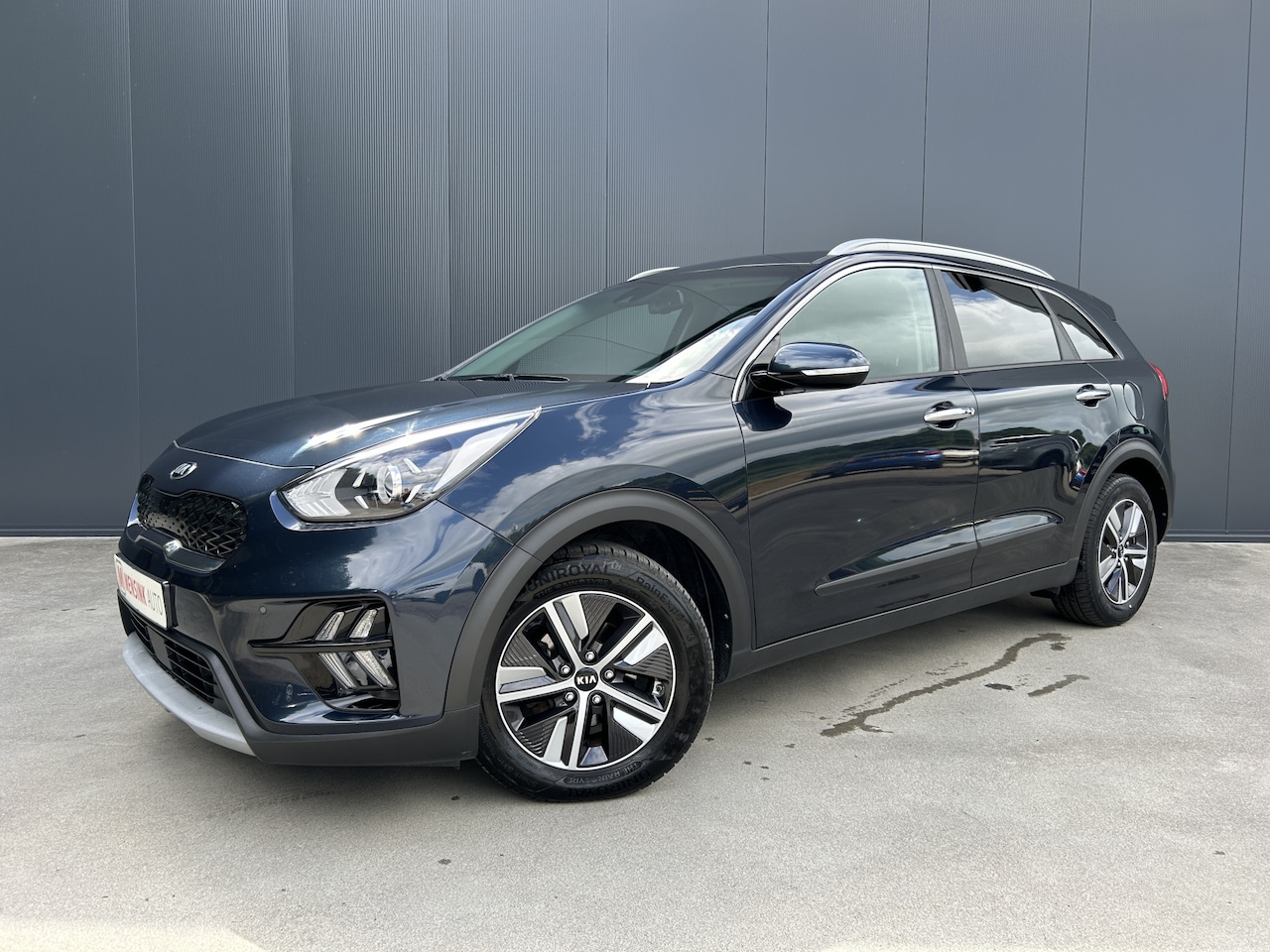 Kia Niro - 1.6 GDi Hybrid DynamicLine ADAPT CRUISE CAMERA HALF LEER LED NAVI ECC - AutoWereld.nl