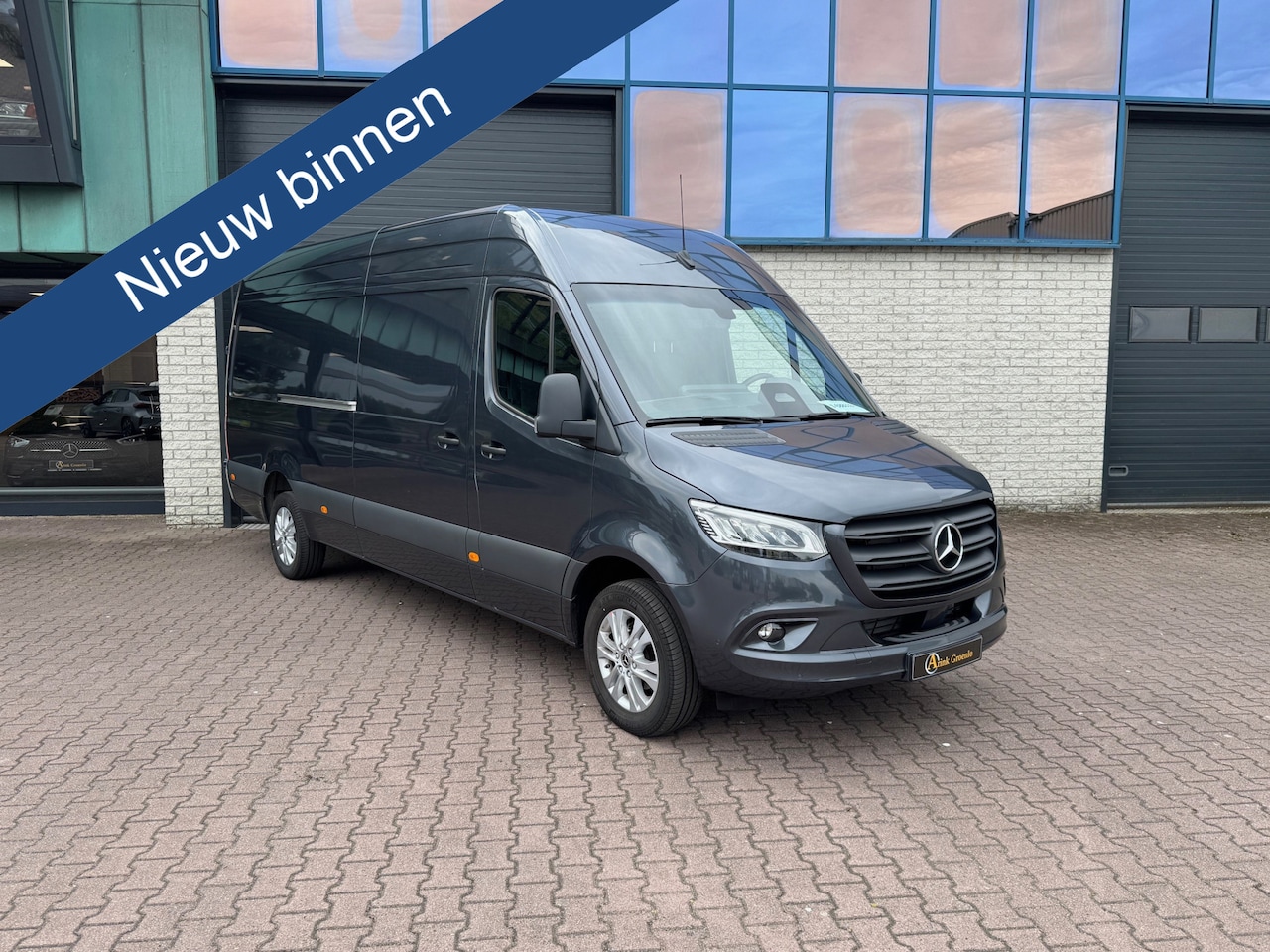 Mercedes-Benz Sprinter - 319 Pro L3H2 BPM vrij 9G-Tronic Mbux 2x Schuifdeur LED High Performance Distronic Winterpa - AutoWereld.nl
