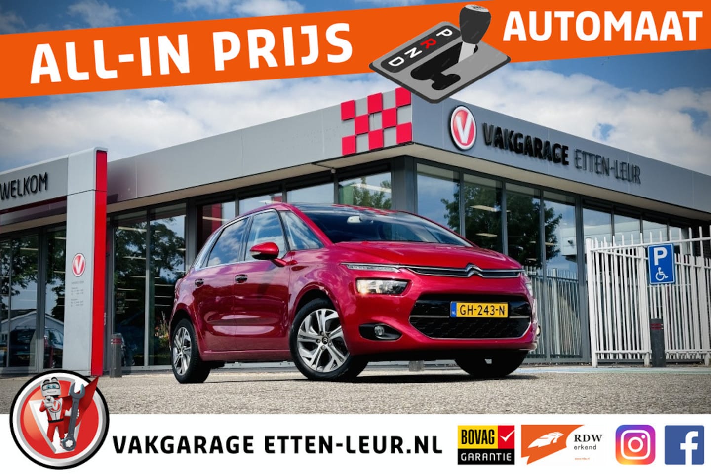 Citroën C4 Picasso - Autom./165 pk/1e eigenaa 1.6 THP Shine - AutoWereld.nl