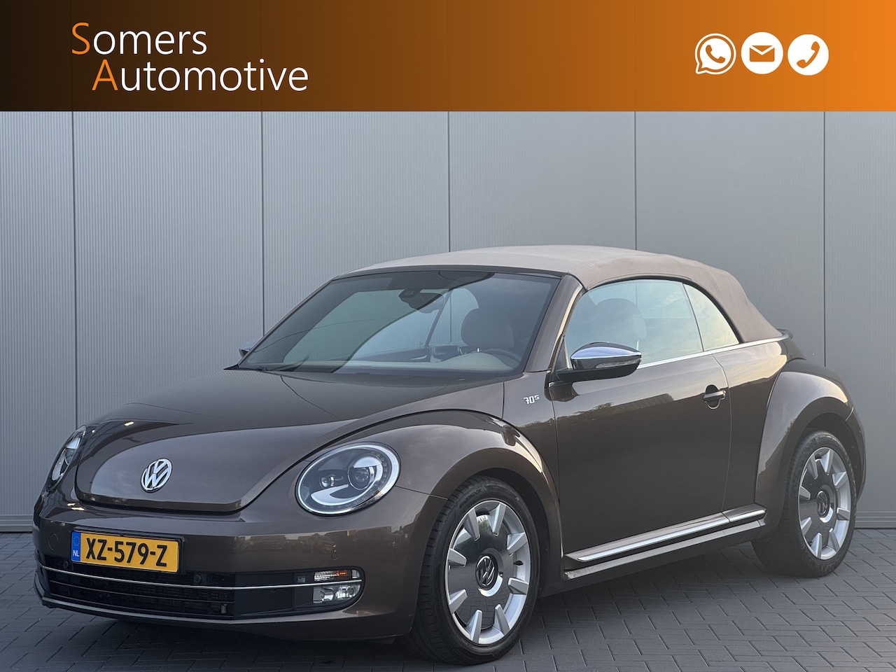 Volkswagen Beetle Cabriolet - 1.4 TSI DSG 70's Edition | Leder | Xenon LED | Retro 18" - AutoWereld.nl