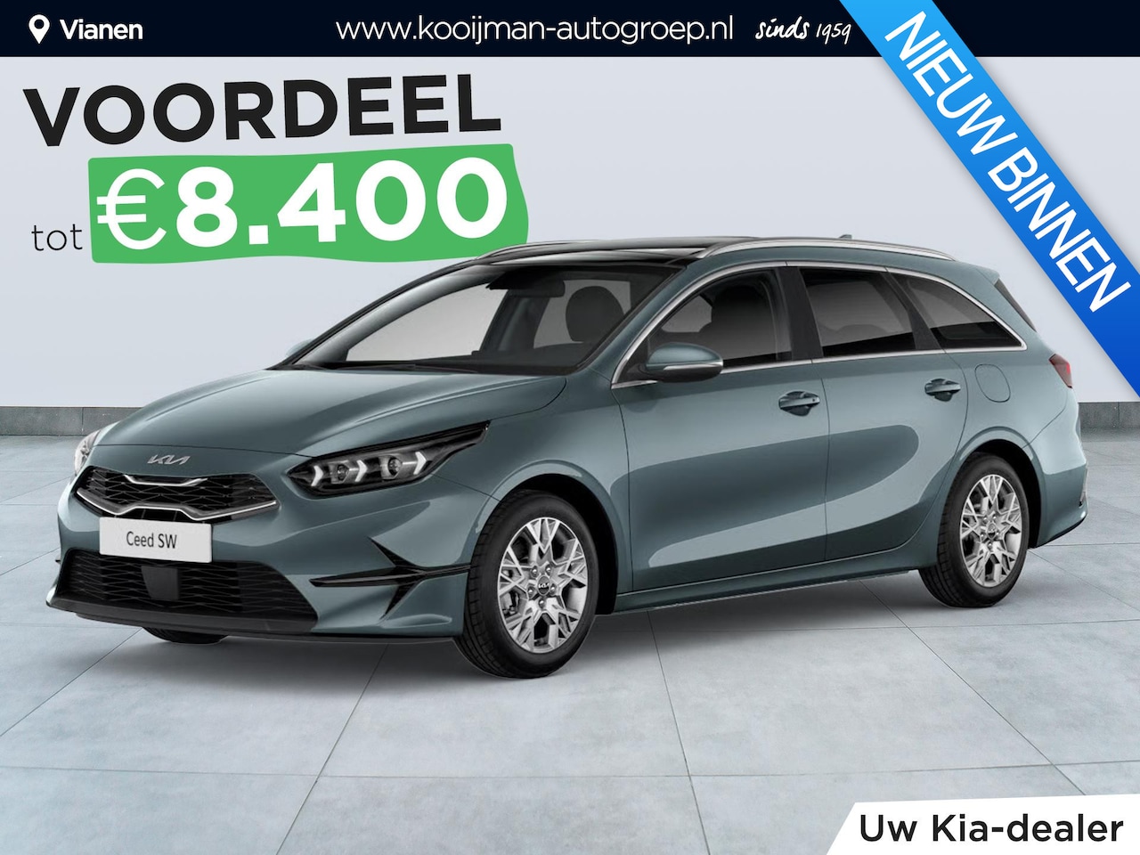 Kia Cee'd Sportswagon - Ceed 1.0 T-GDi MHEV Design Edition Rijklaar vanaf €31.495,- Nu tijdelijke voordeel van €8. - AutoWereld.nl