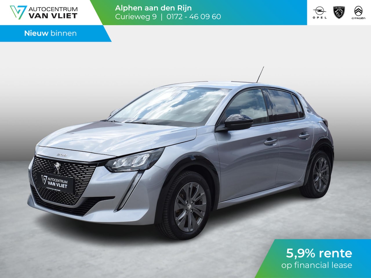 Peugeot e-208 - EV Allure 50 kWh 3 FASE | NAVIGATIE & CARPLAY | PARKEERSENSOREN | E.C.C. | - AutoWereld.nl