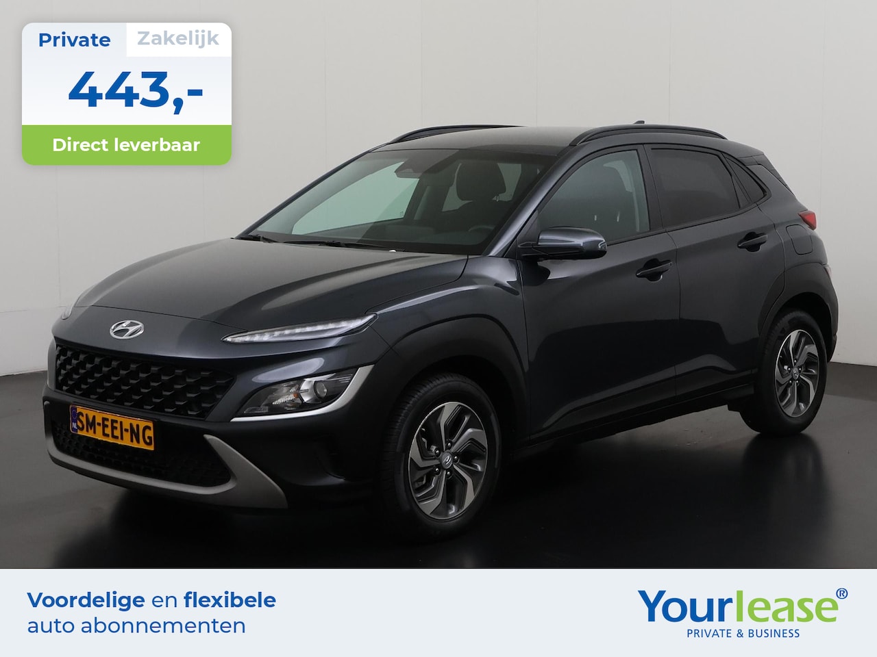 Hyundai Kona - 1.6 GDI HEV | All-in 443,- Private Lease | Zondag Open! - AutoWereld.nl