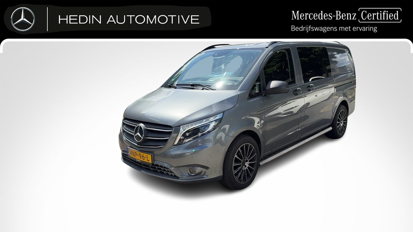 Mercedes-Benz Vito - 114 L2 Automaat Dubbel Cabine | Trekhaak | Stoelverwarming | LED | Camera | Climate Contro - AutoWereld.nl