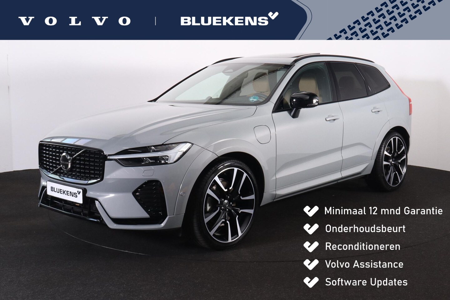 Volvo XC60 - T8 Recharge AWD Ultra Dark - LONG RANGE - Luchtvering - Panorama/schuifdak - IntelliSafe A - AutoWereld.nl
