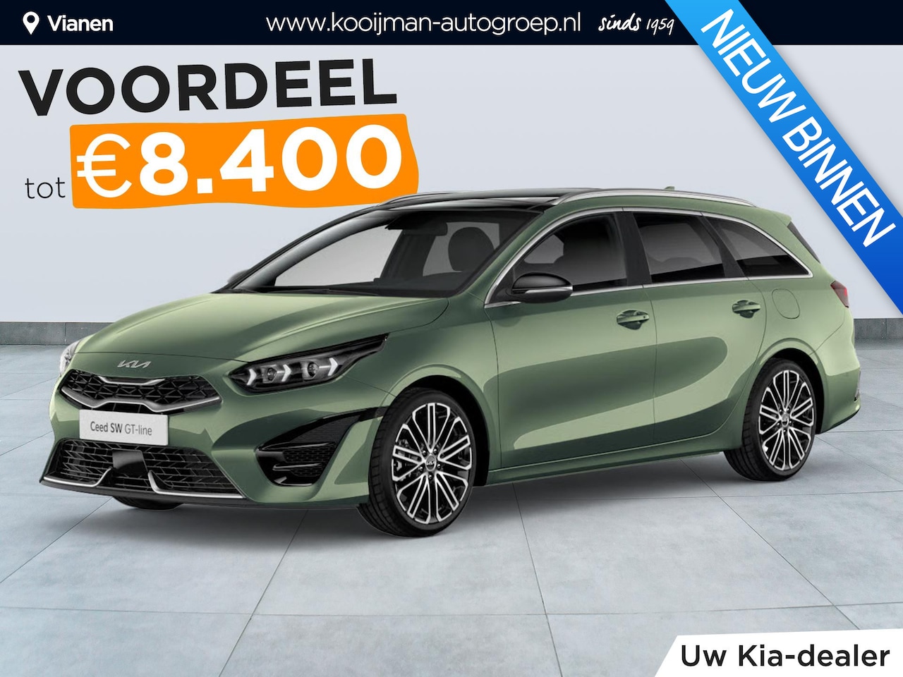 Kia Cee'd Sportswagon - Ceed 1.5 T-GDi GT-PlusLine Rijklaar vanaf €37.250,- Nu tijdelijke voordeel van €5.645,- - AutoWereld.nl