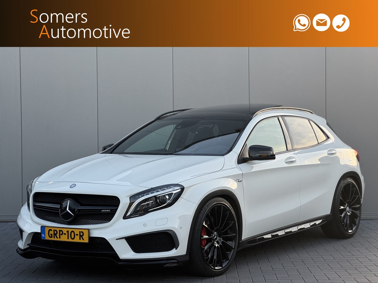 Mercedes-Benz GLA-Klasse - AMG 45 4MATIC | Panorama | Schaalstoelen | Distronic | Carbon - AutoWereld.nl