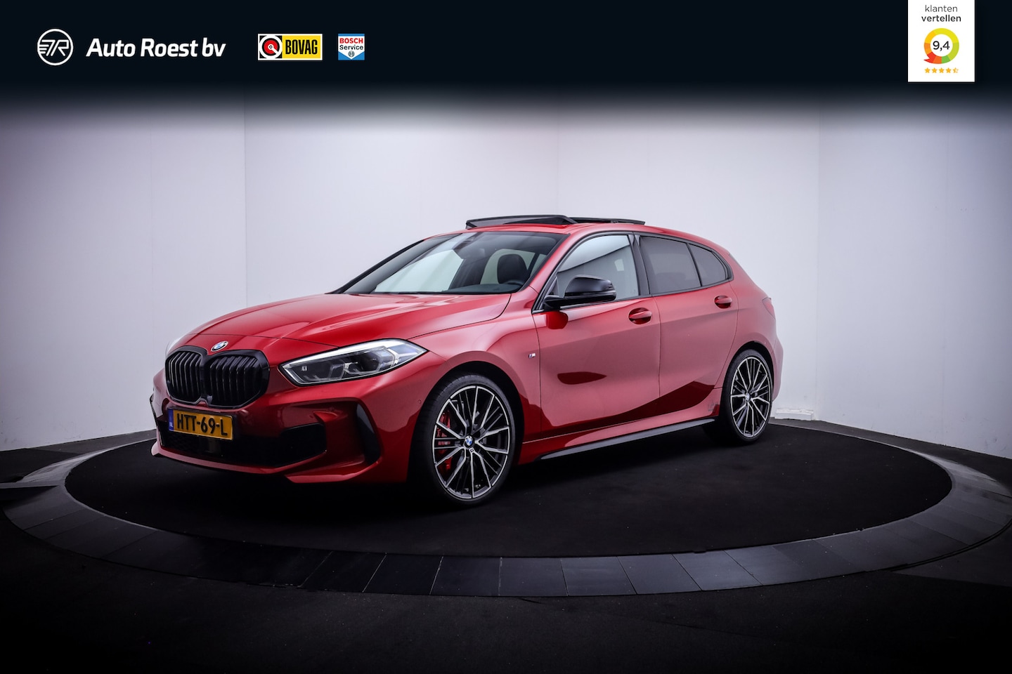 BMW 1-serie - 128tiA M-SPORT High Executive PANO | CAMERA | LEDER | CARPLAY | ACC | STUUR+STOELVERW | DA - AutoWereld.nl