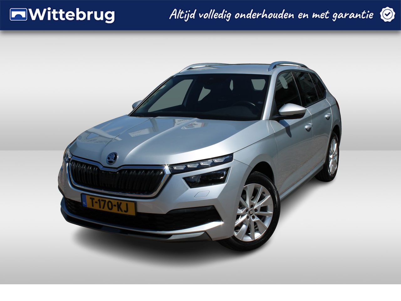 Skoda Kamiq - 1.0 TSI 110pk Sport Business DSG Automaat / LED / Clima / Navigatie by App Connect / LM 17 - AutoWereld.nl