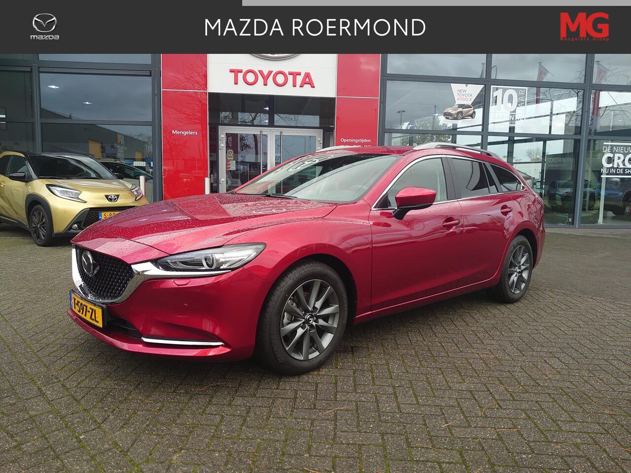 Mazda 6 Sportbreak - 2.0 SkyActiv-G 165 6AT Business /Leer/Trekhaak/ RIJKLAARPRIJS | DEMO - AutoWereld.nl