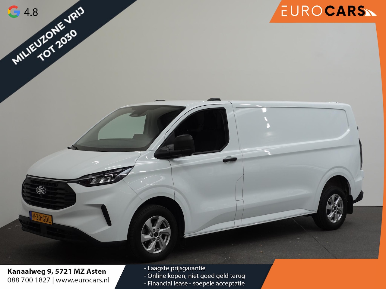 Ford Transit Custom - Automaat L2H1 Trend NM Airco Navi Cruise PDC Camera - AutoWereld.nl