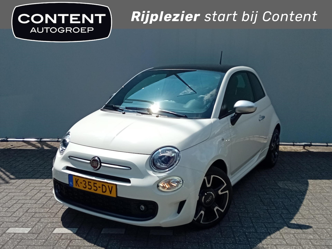 Fiat 500 - 1.0 70pk Hybrid Rockstar | Panoramadak - AutoWereld.nl
