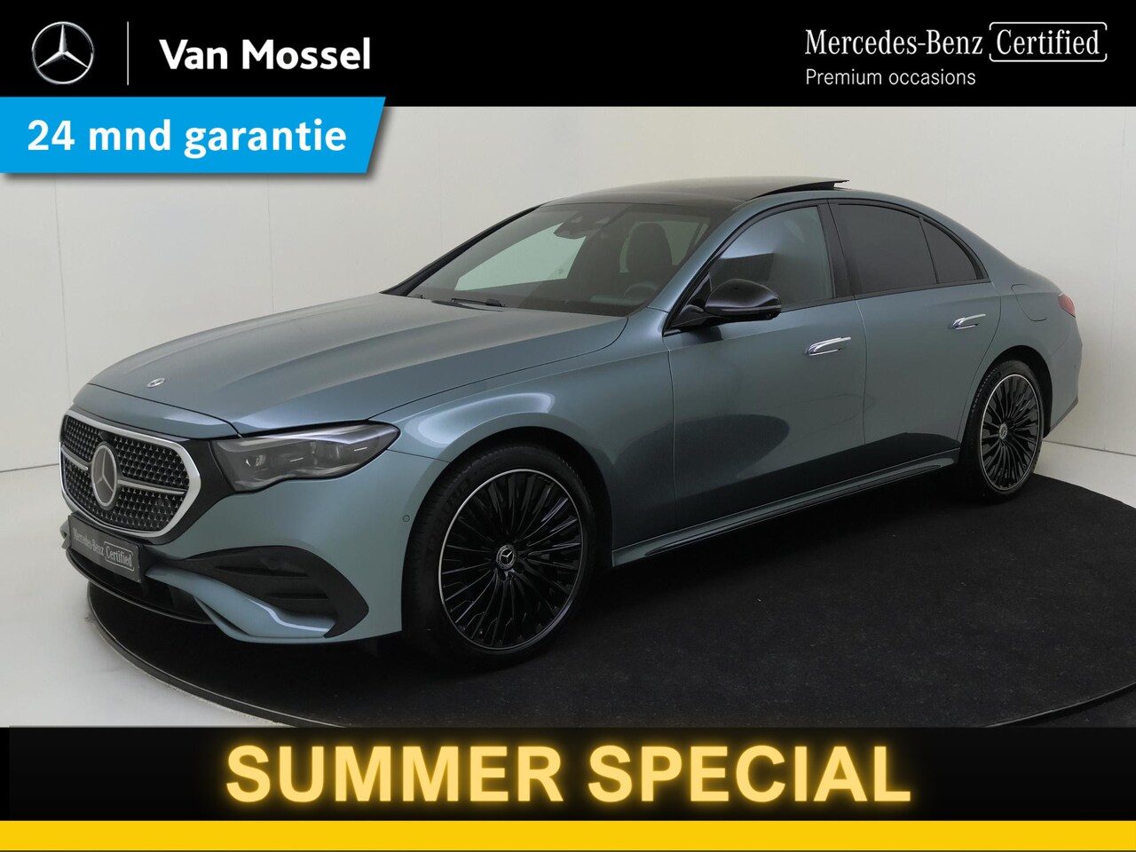 Mercedes-Benz E-klasse - 300 e AMG Line Burmester / Memory / Panoramadak / 360 Camera / Head Up / 20'' Multispaak / - AutoWereld.nl