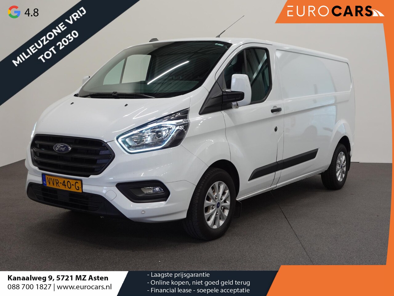 Ford Transit Custom - 300 2.0 TDCI L2H1 Trend Navigatie Cruise Control Parkeersenoren Airco Camera Carplay Trekh - AutoWereld.nl