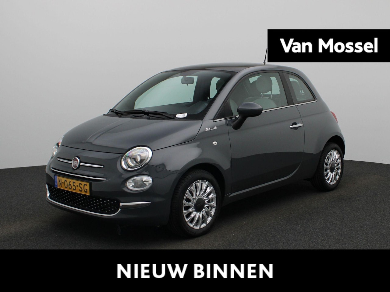 Fiat 500 - 1.0 Hybrid Dolcevita PANO | HALF LEER | MEDIA SCHERM | DAB | AIRCO | CRUISE | 12 MAANDEN B - AutoWereld.nl