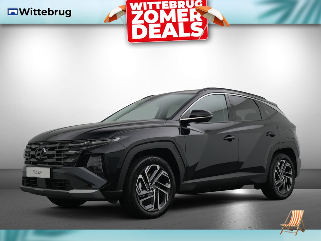 Hyundai Tucson - 1.6 T-GDI HEV Premium Full Hybride Automaat met Lederen bekleding, Navigatie en 360 graden - AutoWereld.nl