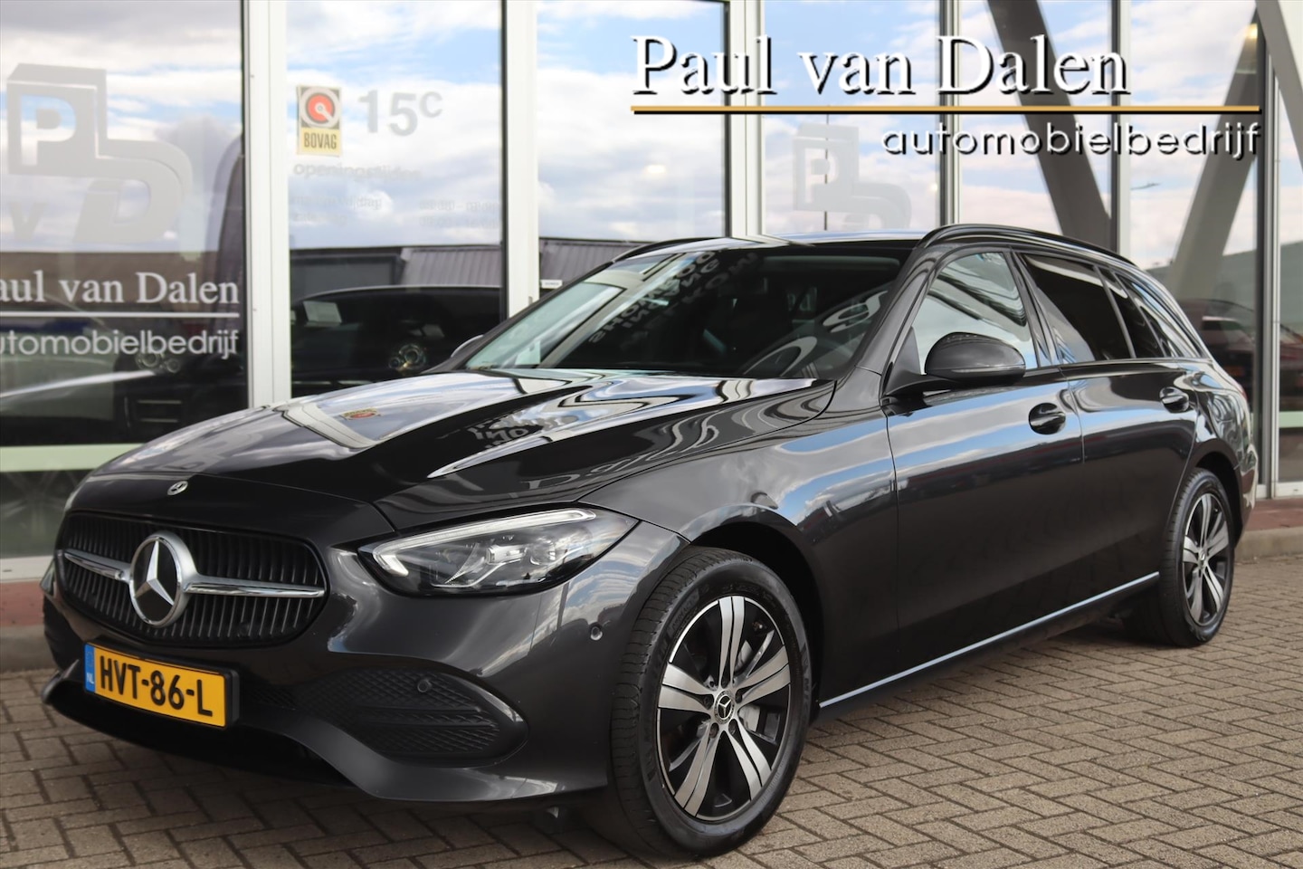 Mercedes-Benz C-klasse Estate - C300e 313PK AUTOMAAT LUXURY LINE Navi | Trekhaak | Adapt.Cruise | Sfeerverlichting | Fende - AutoWereld.nl