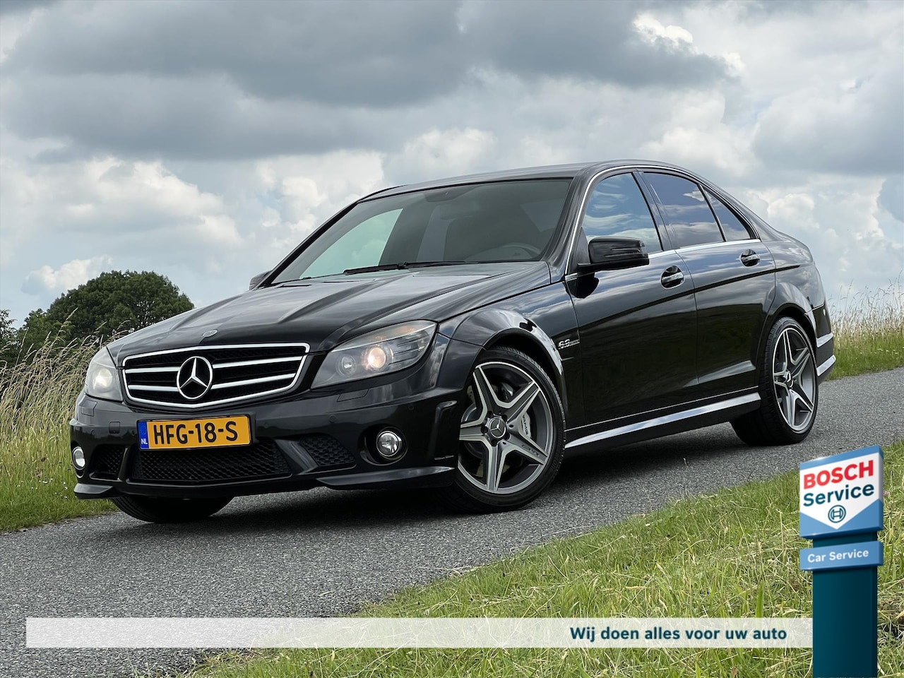 Mercedes-Benz C-klasse - C63 AMG 457PK / Harman/Kardon / Elektr stoelen / Leder dashboard / Camera / Navi / Leder / - AutoWereld.nl