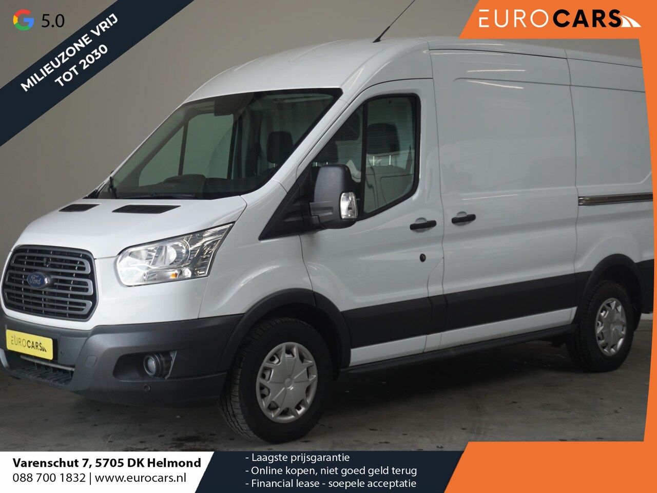 Ford Transit - 170PK Automaat Euro6 Trend 2x Schuifdeur L2H2 Airco Parkeersensoren Trekhaak Cruise Contro - AutoWereld.nl
