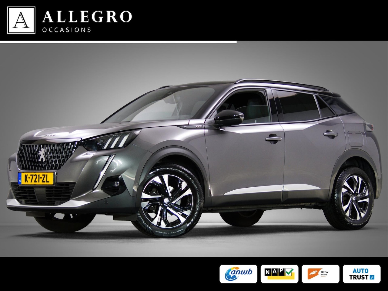 Peugeot 2008 - 1.2 PureTech GT (SFEERVERLICHTING, APPLE CARPLAY/ANDROID AUTO, ACHTERUITRIJCAMERA, NAVIGAT - AutoWereld.nl