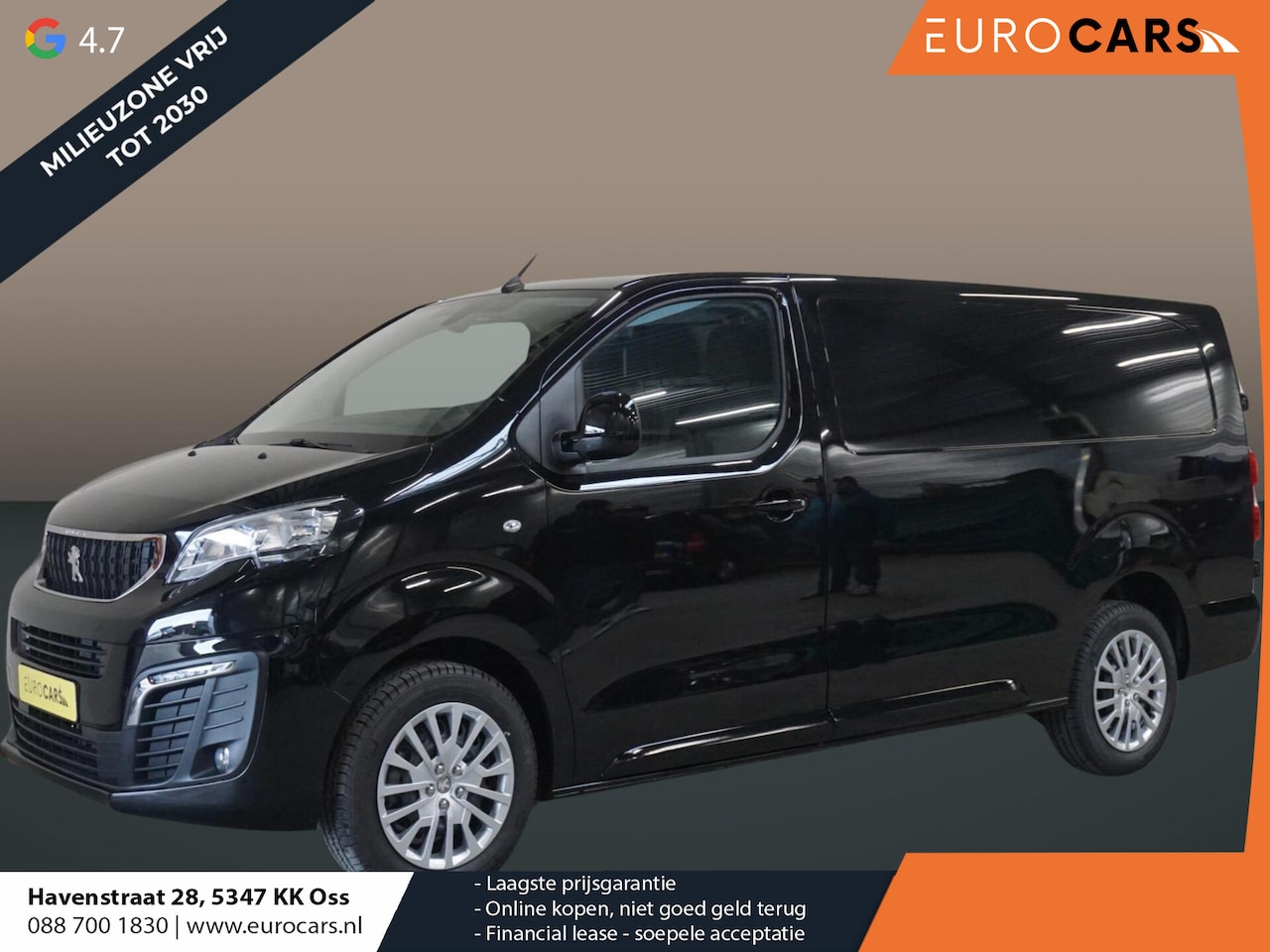 Peugeot Expert - 145pk L3 Automaat Airco Cruise Control Navigatie Trekhaak - AutoWereld.nl