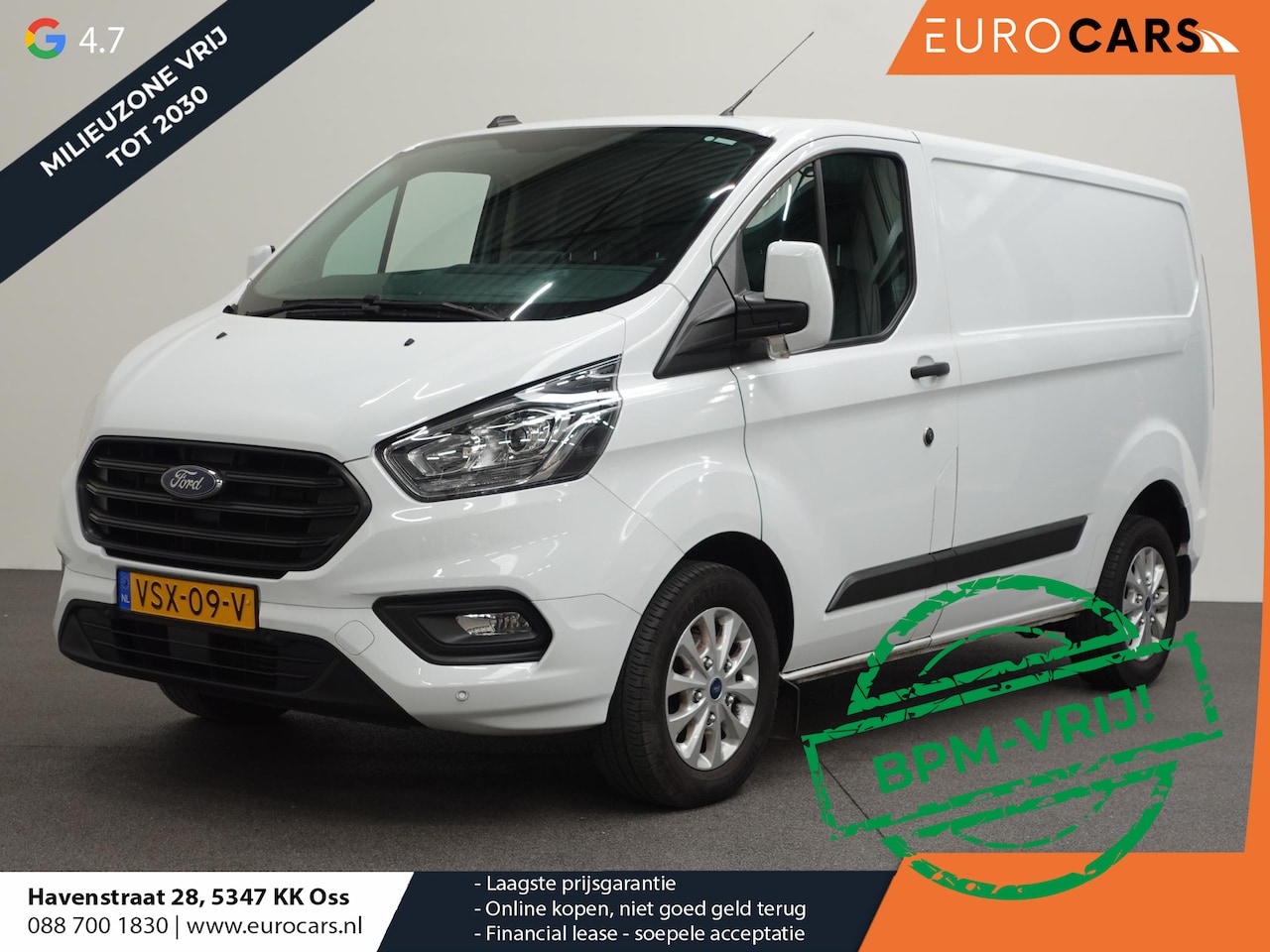 Ford Transit Custom - L1H1 Trend Airco Bluetooth Navi Trekhaak Parkeersensoren - AutoWereld.nl