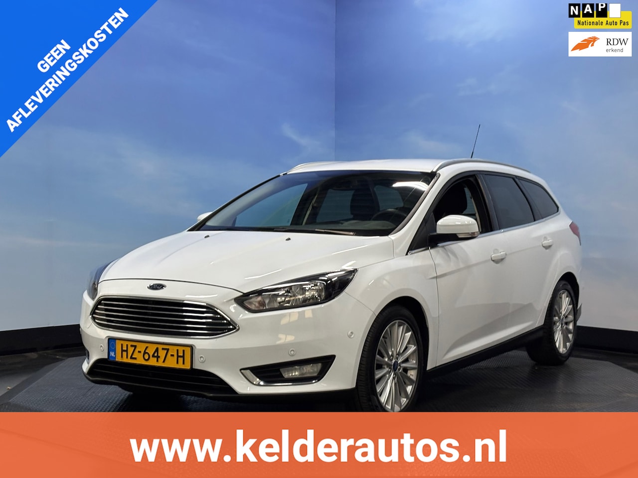 Ford Focus Wagon - 1.5 Titanium Edition Navi | Clima | Cruise |PDC - AutoWereld.nl