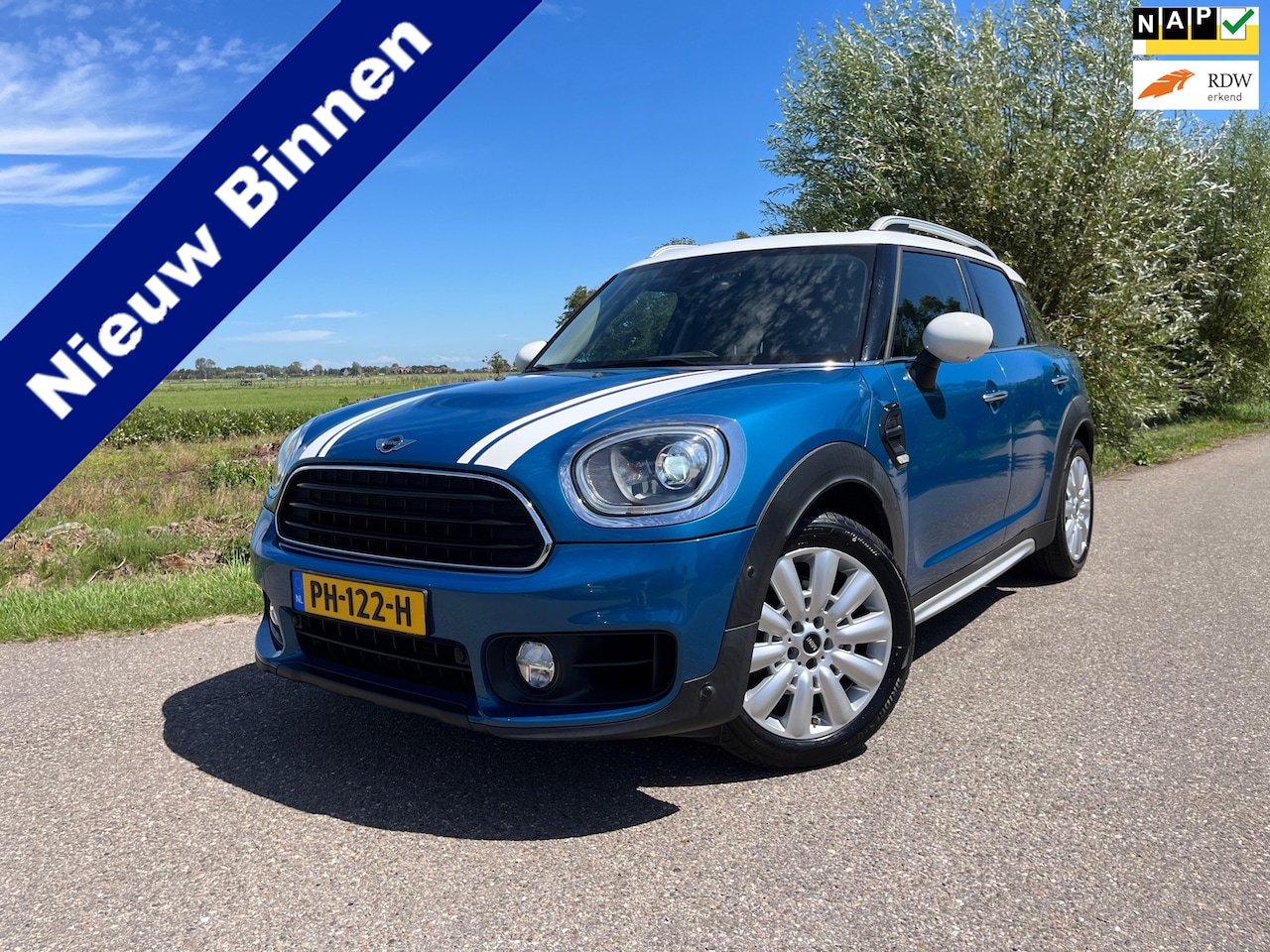 MINI Countryman - Mini 1.5 Cooper Chili / Camera / Navi / H-Leder / Trekhaak / Clima / 18" Velgen / PDC / Cr - AutoWereld.nl