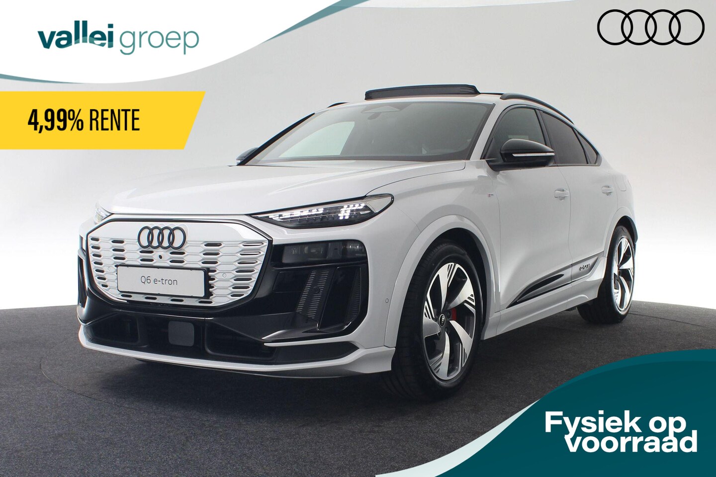 Audi Q6 SQ6 e-tron - S edition e-tron perf 100Kwh 225 kW / 306 pk Sport 225 kW / 306 pk | Tech Pro | Panoramada - AutoWereld.nl