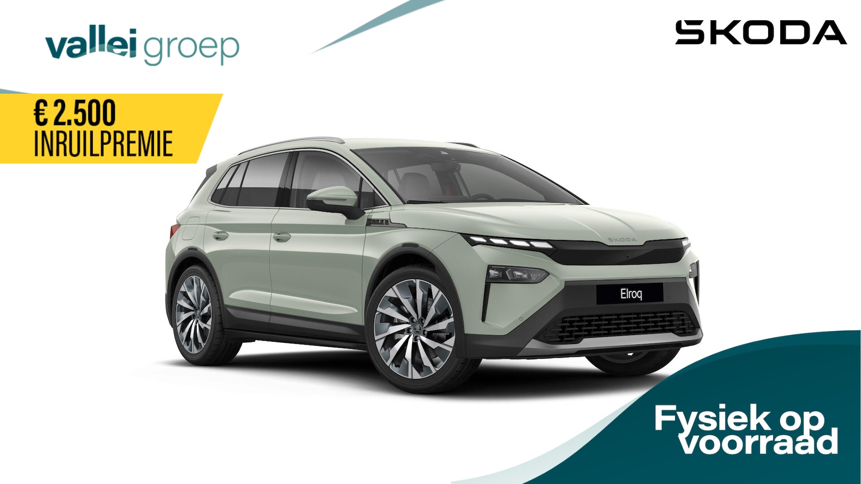 Skoda Elroq - Intro Alpha Elektromotor 210 kW / 286 PK SUV - AutoWereld.nl