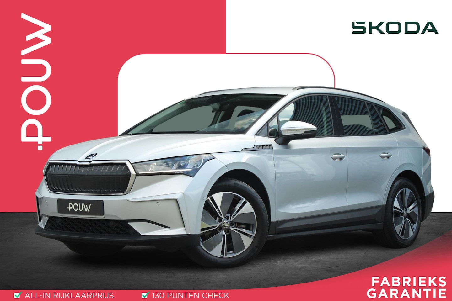 Skoda Enyaq iV - 60 180pk | SoH 94.5% | Cruise Control | lichtmetalen velgen multi-spaaks 19" | - AutoWereld.nl