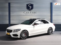 Mercedes-Benz C-klasse - 250 AMG Line LED/SFEER/PANO/LEER+S.VERWARMING/19" LMV/PDC/CRUISE/ECC/12 MND GARANTIE