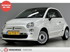 Fiat 500 - 0.9 TwinAir Lounge/ Pano-Dak/ 15''LMV/ Airco/ Multi.LEDER.Stuur/ Elek.Pakket/ LEDER/ Radio