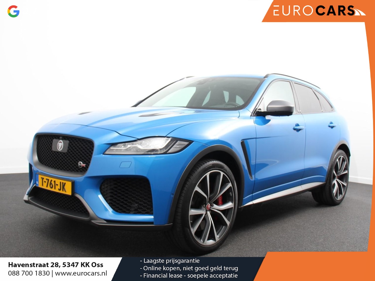 Jaguar F-Pace - 5.0 V8 AWD SVR 551 pk Panorama dak | Meridian sound | Premium Pack | Light Pack | ACC | Le - AutoWereld.nl