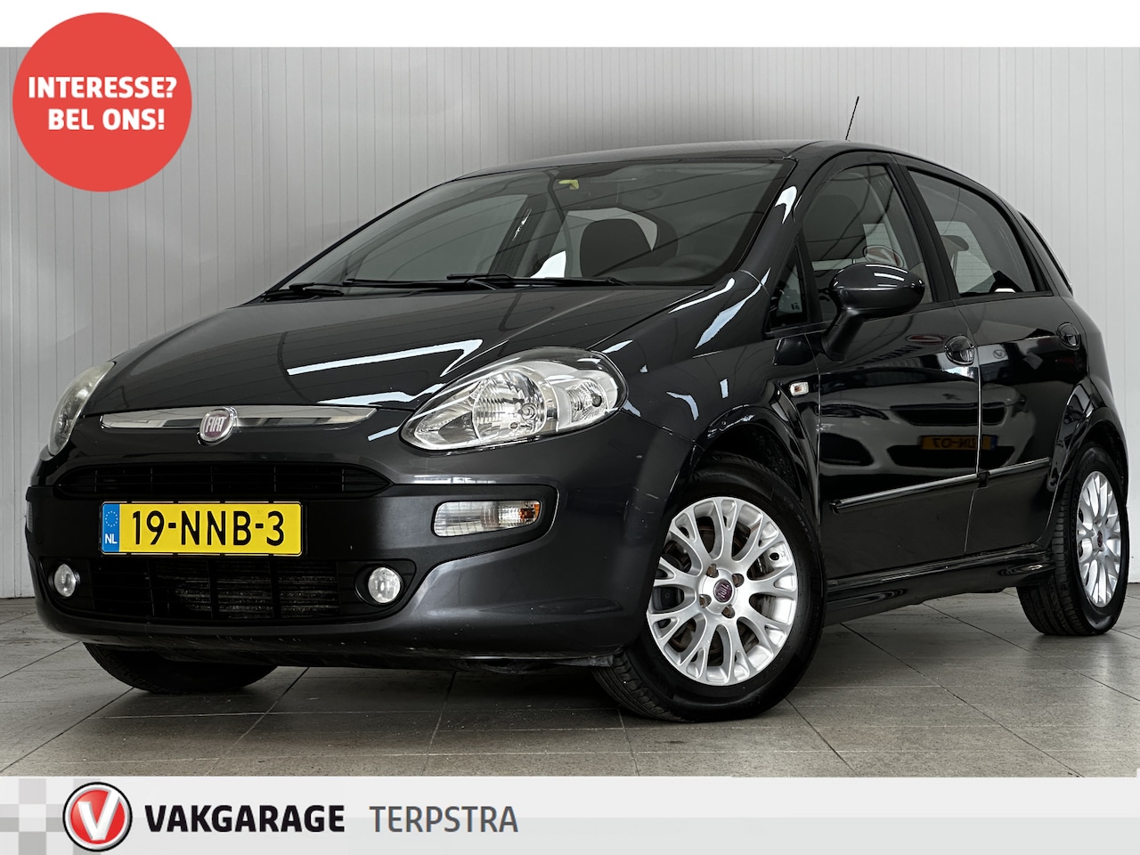 Fiat Punto Evo - 1.3 M-Jet Dynamic/ D-Riem Verv. 137.000KM!/ Trekhaak!/ 15''LMV/ Airco/ Cruise/ Radio-CD/ E - AutoWereld.nl