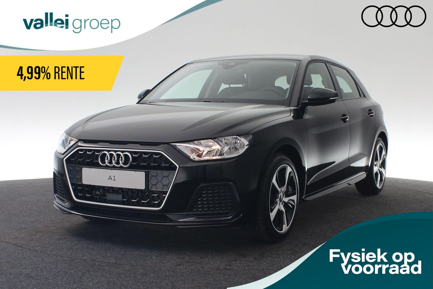 Audi A1 Sportback - 25 TFSI 95 pk Advanced edition | Mythoszwart metallic | 17 inch | Parkeerhulp achter - AutoWereld.nl