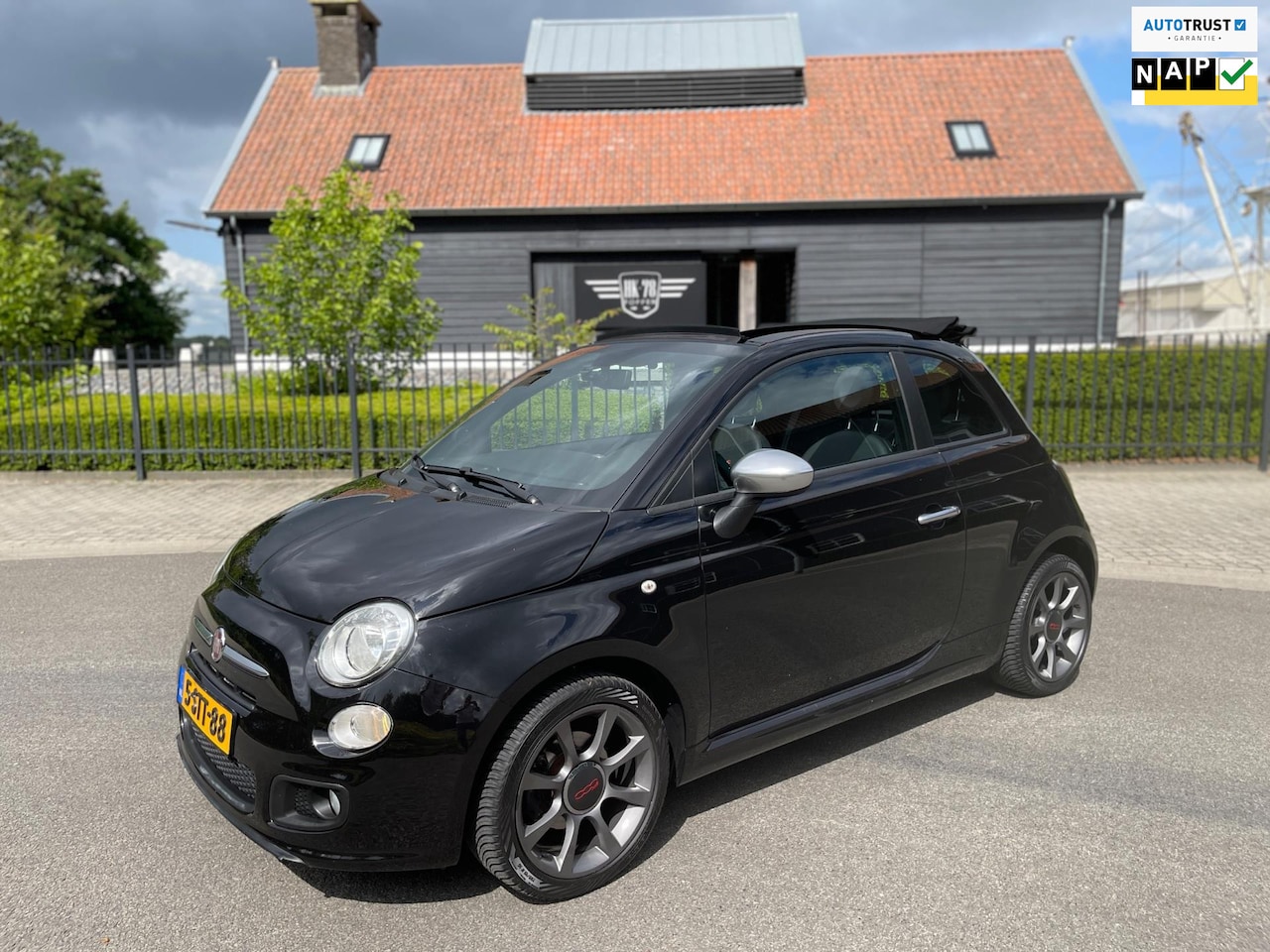 Fiat 500 C - 0.9 TwinAir SPORT S CABRIOLET AIRCO NAVIGATIE DEELS LEER LM-VELGEN - AutoWereld.nl